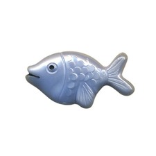 Anstecker Fisch hellblau DDR Anstecknadel