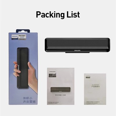 Philips SPA2100 Gaming Bluetooth Speaker can be clipped above the screen  UK