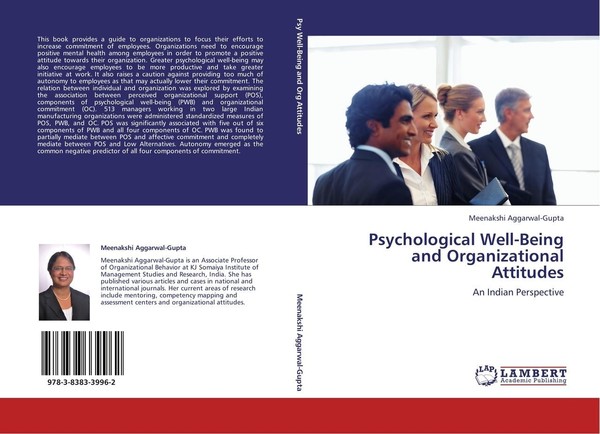 Psychological Well-Being And Organizational Attitudes Meenakshi Aggarwal-Gupta-image
