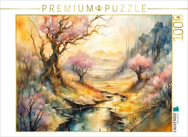 Calvendo Puzzle Sonniger FrüHling | 1000 Teile Lege-GrößE 64 × 48 Cm Foto-Puzzle-image