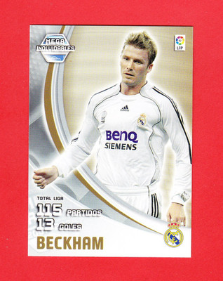 Panini - Mega Cracks - LA LIGA - 2007-08 - David Beckham - Real Madrid - # 403