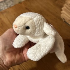Vintage Rare UNUSED 1996 TY Fleece Lamb Sheep Beanie Baby Babies Plush