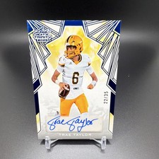 Leaf 2025 Trinity Autographed Serial #22/35 Trae Taylor BA-TT1 Card
