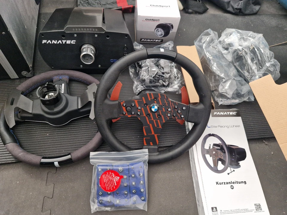 Fanatec CSL Elite Set, Racing Wheel mit QR1, Pedals, Load Cell Brake, Handbrake - Bild 3 von 4