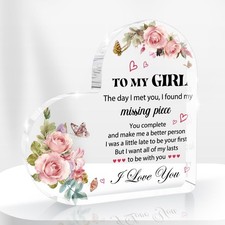 Valentine's Day Gifts for Her, Girlfriend, 4 x 4 inches, To My Girl