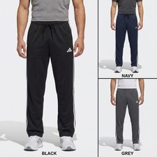 adidas Men's Tricot Track Pant Moisture Wicking Side Pockets S-XXL Recycled Poly