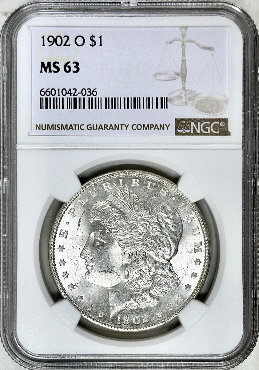 MS 63 Graded 1902 Year Morgan US Dollars (1878-1921) for sale | eBay