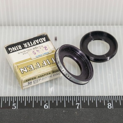 Lot of 3 Ednalite Tiffen etc. Step-Up Ring Vintage Lens Adapter