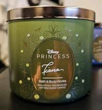 Bath and Body Works: Disney Princess Tiana 3-Wick Candle 14.5 Oz - New