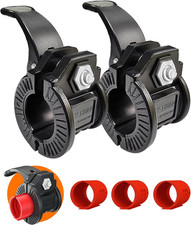 Barbell Clips 1 Inch Quick Release Weight Clamps 0.9-1.18inch Multi-Size Adjusta