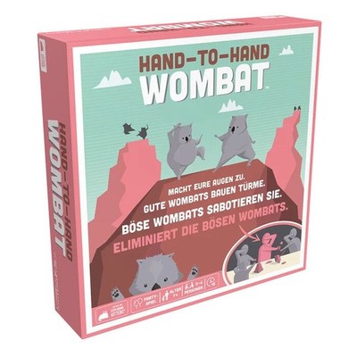 Asmodee Spiel Hand-to-Hand Wombat| ab 3 Jahren | 15 Minuten| 3 bis 6 Spieler