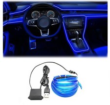 El Wire Interior Car Led Strip Lights 16.5ft Usb Neon 5m16.5ft Blue El Wire Interior Car Led Strip Lights 16.5ft Usb Neon 5m16.5ft Blue