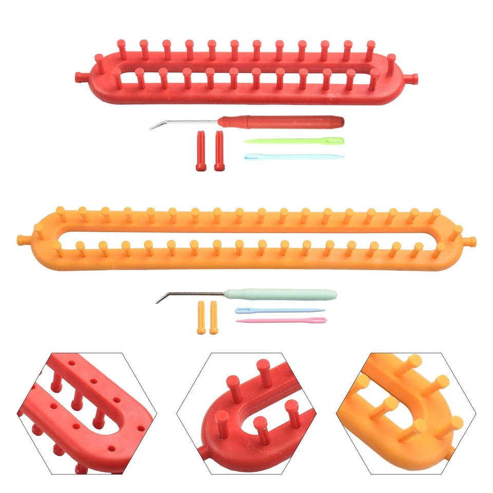 Craft Scarf Knitting Knitting 产品标题中的短语包括: DIY Scarf Craft Tools Practical - Image 3 of 4