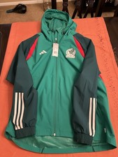 CHAQUETA TODO CLIMA AUTÉNTICA Adidas MEXICO TIRO 23 Chamarra GRANDE Nueva L