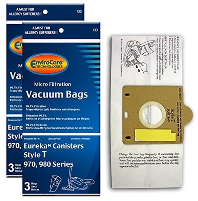 Replacement Micro Filtration Vacuum Cleaner Dust Bags made to fit Eureka Styl...