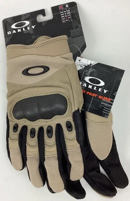 Oakley Factory Pilot Tactical Gloves Coyote Brown Black Size L