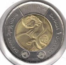 2025 Canadian Brilliant Uncirculated KCIII & Odjig Art 2 Dollar Tonnie coin!