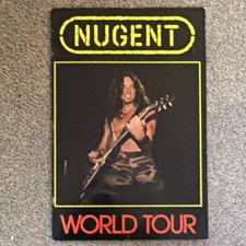 The Tour: This oversized souvenir program booklet Ted Nugent’s 1982 global tour,