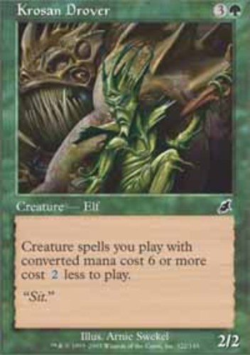1x Krosan Drover - Foil Moderate Play MTG Magic - Kid Icarus -