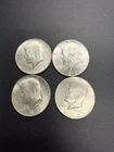 Lot of 4 Kennedy Half Dollars — 40% Silver Coins  AU/BU Coins