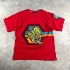 Vintage JNCO Dragon Flames All Over Skate Graphic T-shirt
