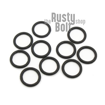 O-rings Nitrile Rubber - 8mm OD, 6mm ID, 1mm Thickness - Black, Seal, Gasket