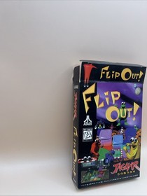 Atari Jaguar Flip Out! Complete In Box 1995