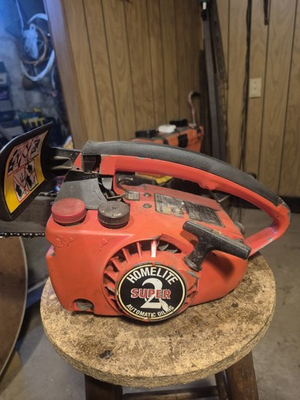 #ad Vintage HOMELITE Super 2 Chainsaw Parts Saw kk $45.00