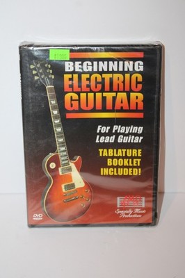 Beginning Electric Guitar Lesson DVD (2004) + Tab Traditional Series New Sealed