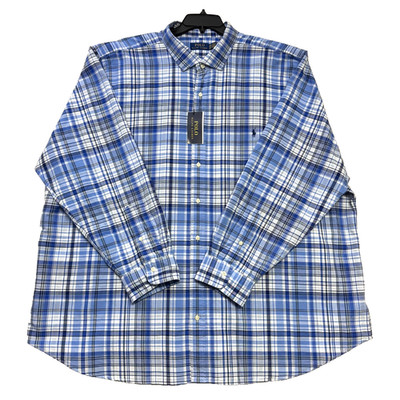 Polo Ralph Lauren Men s Cotton Plaid Shirt Multi 4XB $138 Madras Style Pony NWT
