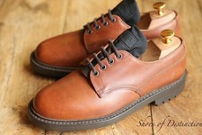 Church's Prada Tan Brown Leather Derby Lace Up Shoes Mens UK 6 G US 7 EU 40