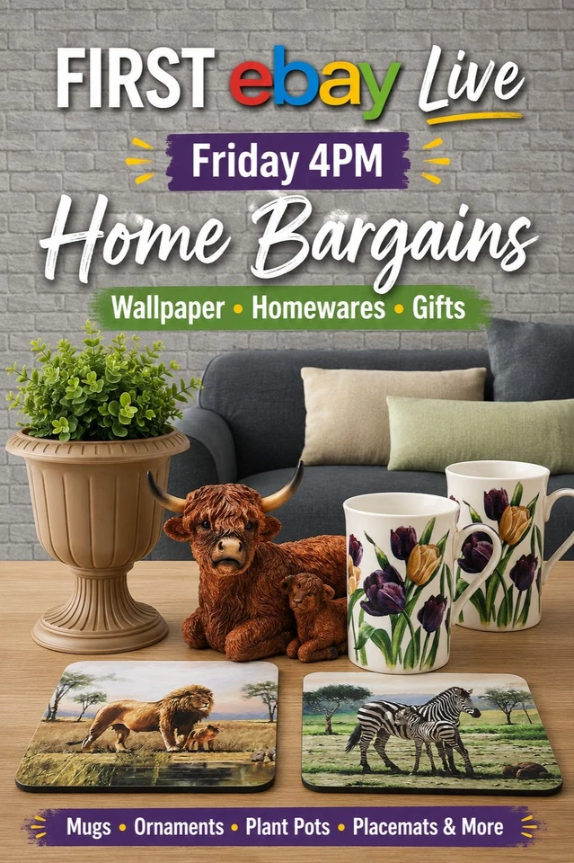 FIRST LIVE: Home Bargains | Wallpaper, Bedding, Homewares, Gifts & Tools