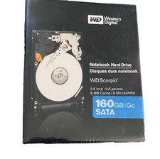 Western Digital Scorpio Blue 250GB Notebook Hard Drive WD 1600BEVSRTL~ Sealed