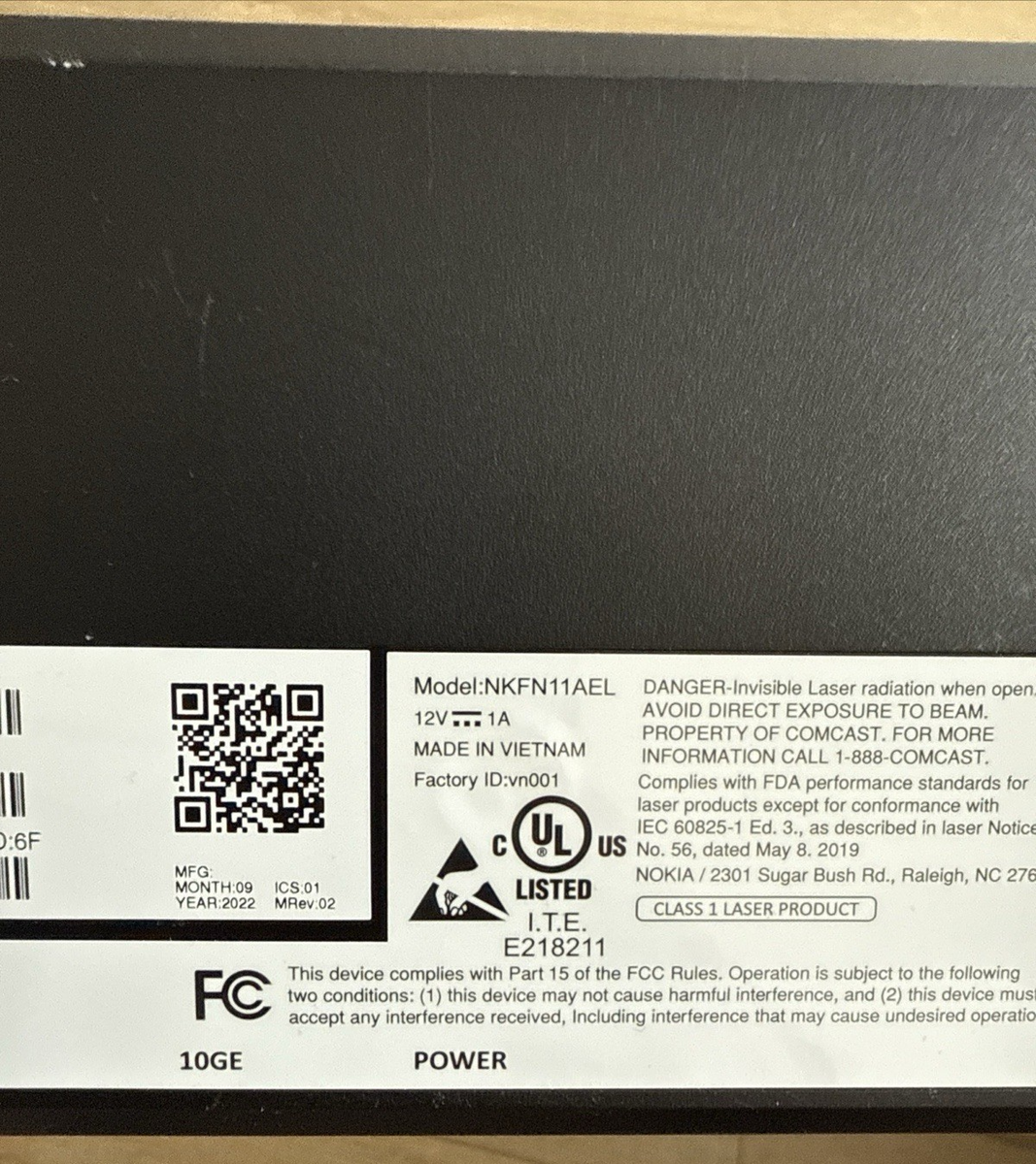 NOKIA NKFN11AEL 3FE48103AAAA Router 10G-EPON | eBay