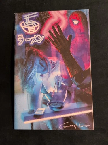 SPIDER-GWEN GHOST SPIDER #1 VIRGIN GREG HORN EXCLUSIVE SPIDER-MAN