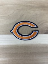 CHICAGO BEARS FOOTBALL IRON ON EMBRIODERED PATCH 2.5 X 1.5
