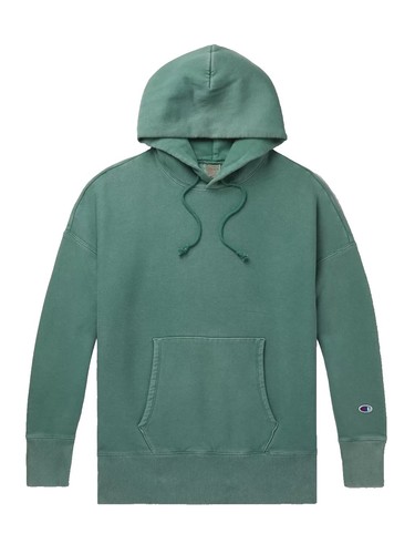 Vintage 90s Champion Green Reverse Weave Tag Hoodie Adult Medium