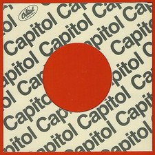 CAPITOL cream/black logo's - REPRODUCTION RECORD COMPANY SLEEVES - pack of 10 