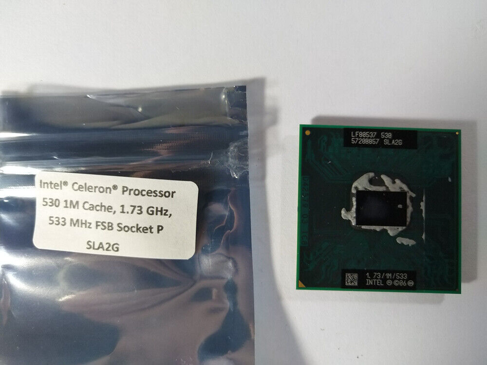Intel Celeron M Processor 1.73Ghz 530 1M/533 - SLA2G | eBay Intel Celeron M Processor 1.73Ghz 530 1M/533 - SLA2G | eBay