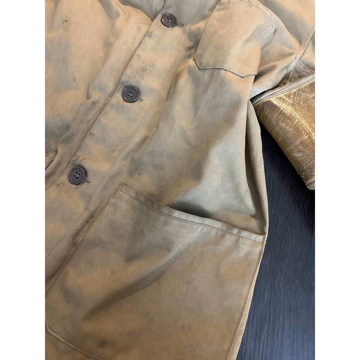 40s 50s vintage distressed cotton twill hunting shooting 40s 50s vintage distressed cotton twill hunting shooting