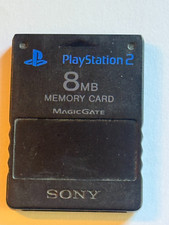 Sony PlayStation 2 Memory Card 8MB OEM PS2 TESTED & WORKING ---SEE PICTURES