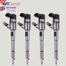 X4 Peugeot Bipper Diesel Fuel Injector | 1.3 HDi | Bosch 0445110351