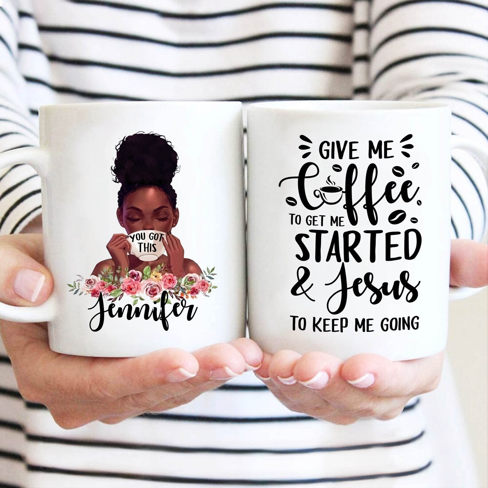 Jesus Coffee Mug - Christian Inspirational Cup for Morning Brew