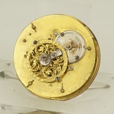 Rare Fusee Pocket watch Movement Men's no repeater no chronometer no duplex RAR