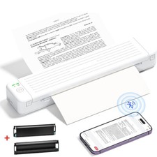 Phomemo P831 Portable A4 Printer Thermal Printer Support Regular Copy Paper