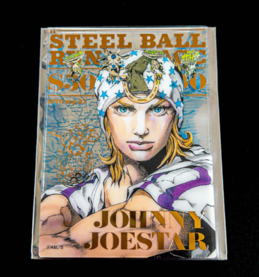 JOJO CARAVAN STEEL BALL RUN Foil-stamped clear card Johnny Joestar