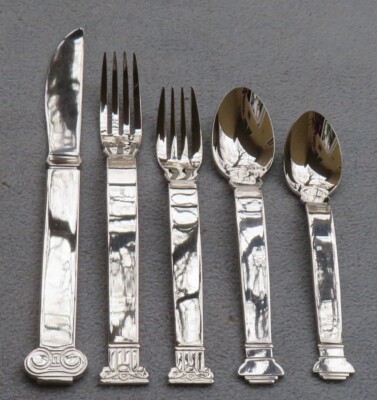 Reed & Barton Swid Powell Venturi Scott Brown Stainless Flatware