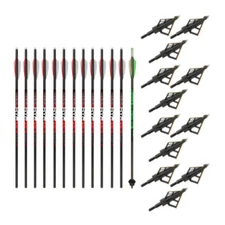 Killer Instinct Crossbows Hypr 20 In Crossbow Bolts 12 Pack Bundle