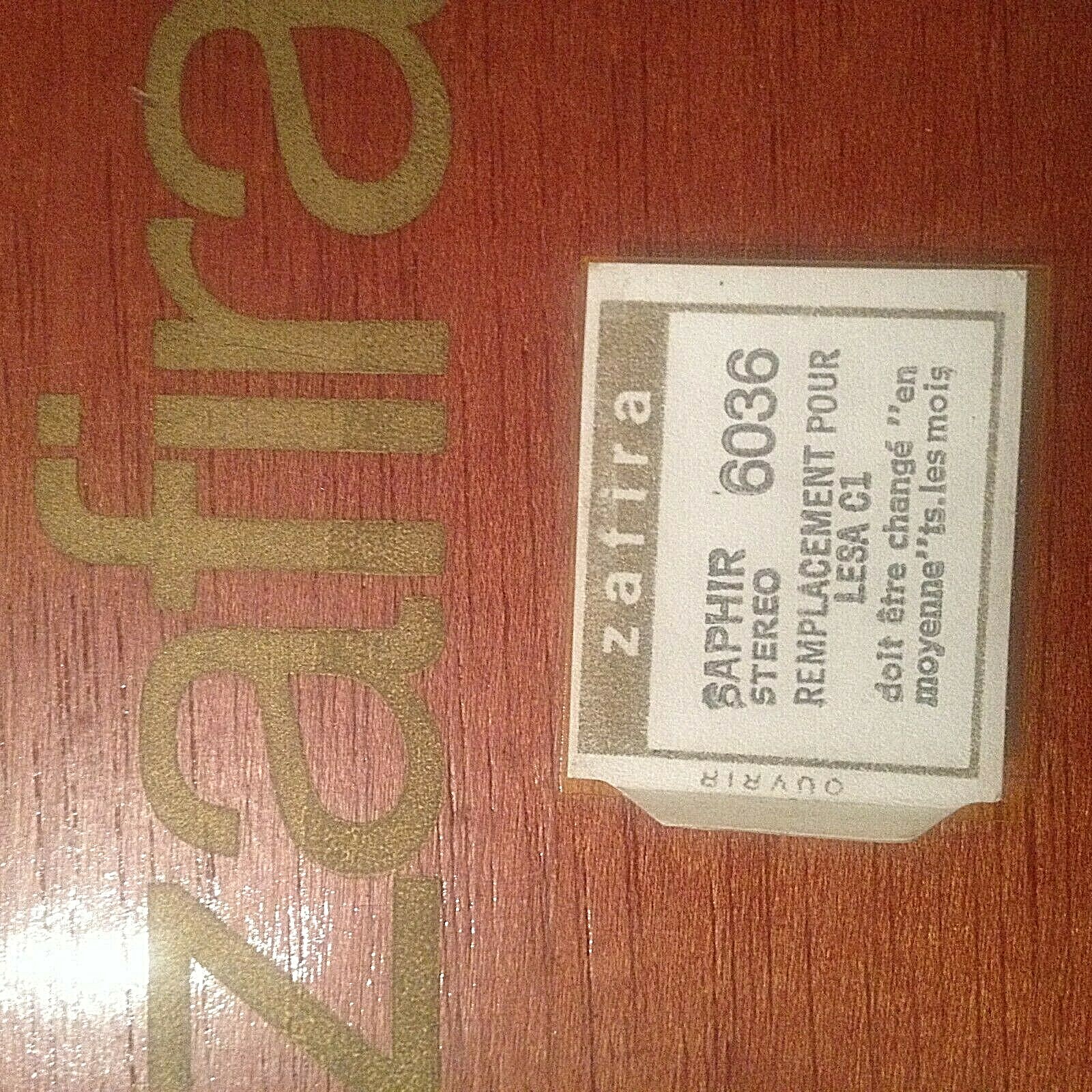 Cellule Complète Zafira 6750 Saphir - Aiguille Stéréo Pour Platine Vinyle STARE 57 - Diamant ZAFIRA