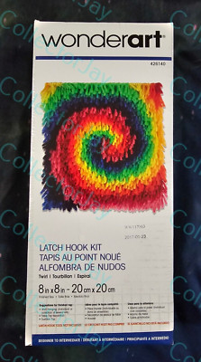Wonderart Latch Hook Kit 8''X8''-Twirl *New & Sealed*